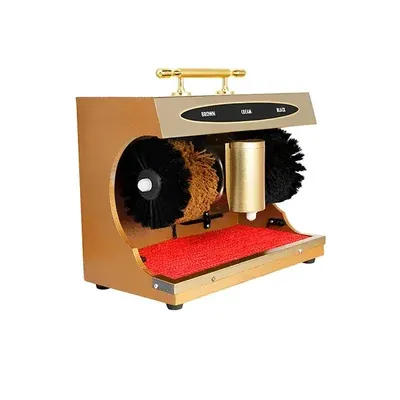Medium Size Automatic Shoe Polishing Machine, 40 x 50 x 50 cm, Mild Steel