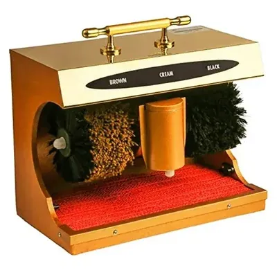 Small Size Automatic Shoe Polishing Machine, 100 W, Mild Steel