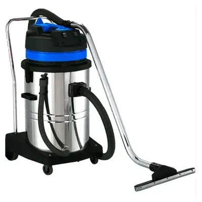 Kruger 78 Litre SS Wet & Dry Vacuum Cleaner with Double Motor (1200 W x 2)