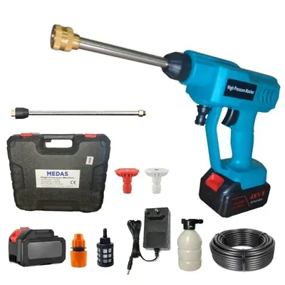 MEDAS 48 V Battery Operated 1Phase Cordless Pressure Washer With PVC Body Material, Including All Required Accessories