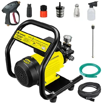 Aryantra 3.35 HP (AY-PWIH-1880) 150 Bar Portable Pressure Washer With 2800 RPM Rotating Speed Including All Required Accessories