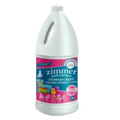 Zimmer 2 Litre Aufraumen German Formulation Dishwash Liquid For Baby Utensils & Toys