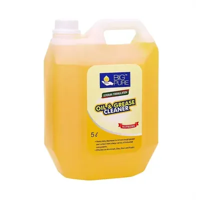 BIG Pure 5 L Industrial Oil & Grease Cleaner for Kitchen, Gas Stove, Oily Grill, Oily Exhaust Fan