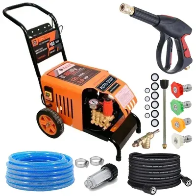 BTALI 3 HP (BT 1800 HPW) 160 Bar Proline High-Pressure Washer With Auto STOP Function Including All Required Accessories