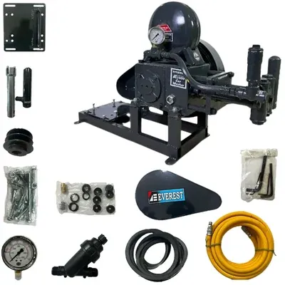 Everest 3 HP Premium Model, 300 PSI Double Cylinder Car Washer Without Motor