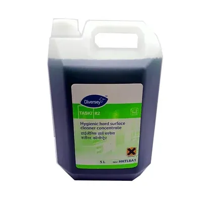 Diversey Taski R2 5 L Concentrated Hard Surface & Glass Cleaner Sanitizer Professional Grade Hygiene Solution