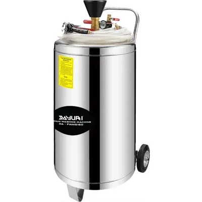 DAYURI 80 Litre FWM5160) Stainless Steel Foam Tank with Caster Wheels (DA