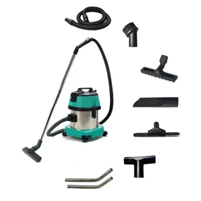 DELUXE 15 Litre SS Body Professional Wet & Dry Vacuum Cleaner, 1200 W