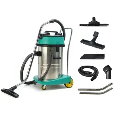 DELUXE 80 L 3000 W SS Body Professional Wet & Dry Vacuum Cleaner