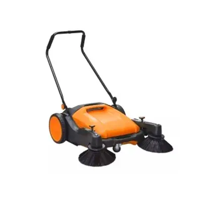 DELUXE 55 L Manual Sweeper Trash Capacity