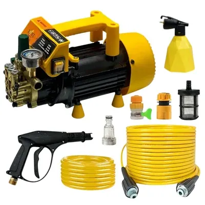 XLNT 4 HP 300 Bar Motor Trolley Type High Pressure Washer With Required Accessories (XTHPW 35)
