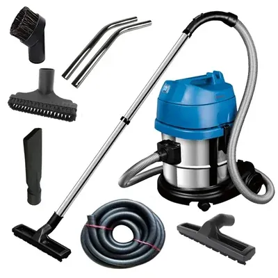 DONGCHENG 15 L, 1200 W Commercial Wet and Dry Vacuum Cleaner with all Accessories (DVC15)
