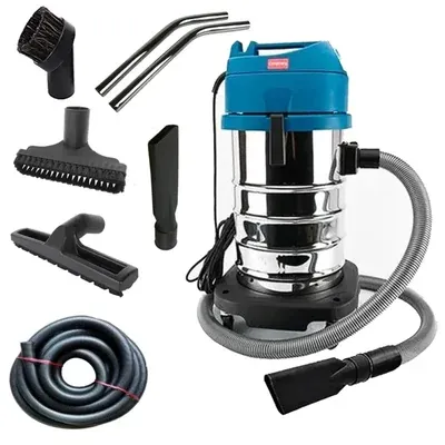 DONGCHENG 30 L, 1200 W Commercial Wet and Dry Vacuum Cleaner With All Accessories (DVC30)