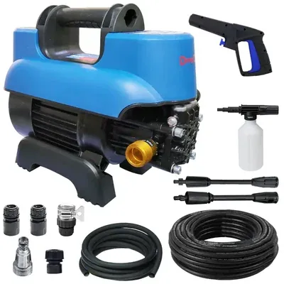 DONGCHENG (DQW5.5/7PLUS) 70 Bar, 1200 W High Pressure Car Washer With All Required Accessories