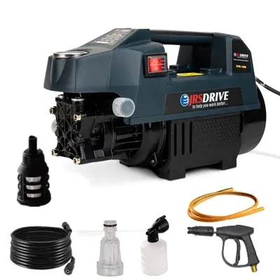 Eastman 1600 W (EPW-1690) 130 Bar Induction High-Pressure Car Washer, 6.5 LPM Flow Rate