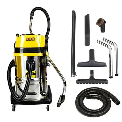 Aryantra Double Stage Triple motor With All Required Accessories (AY-VC-100 L) 100 Litre 250 mBar Wet & Dry Vacuum Cleaner