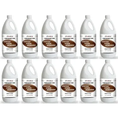 Chemtex (1 Litre x 12 pcs) FAB MAGIC CSR Coffee Stain Remover (Pack of 12)