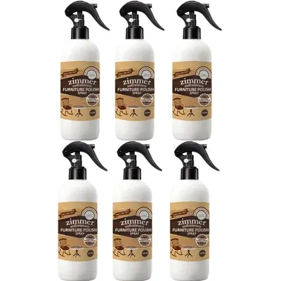 Zimmer Aufraumen (475 ml x 6 Pcs) German Formulation Furniture Polish Spray