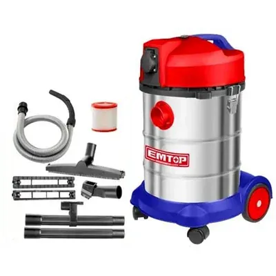 Emtop 1400 W, 30 Litre Vacuum Cleaner with all accessories (EVCR1401)