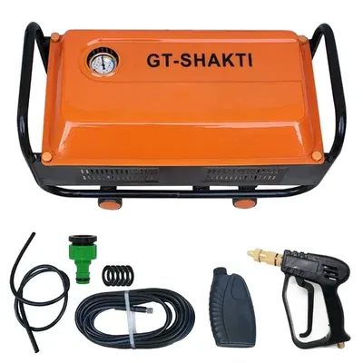 GT Shakti 1.6 kW 60 Bar High Pressure Cleaning Machine With All Required Accessories (GT-PW-380)
