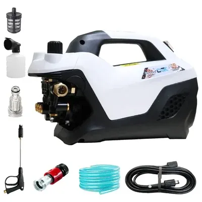 DGK 2200 W 150 Bar High Pressure Washer, Auto Start/Stop Function, With All Required Accessories