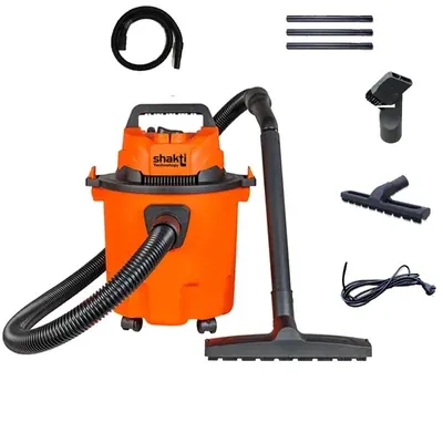 Shakti Technology 10 Litre 1000 W Wet and Dry Vacuum Cleaner, 17 kPa Suction Power (VC-90)