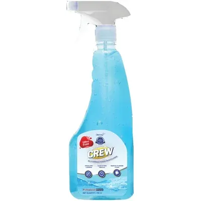Diversey CREW Household All Purpose Cleaner Liquid Spray 650 ml 100 ml Extra Surface Disinfectant Glass Steel Wood Clean 750 ml