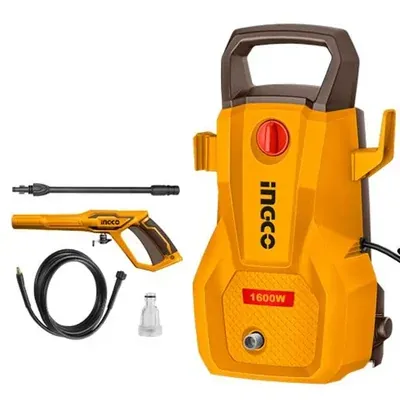 INGCO 1600 W, 140 Bar High Pressure Car Washer With Accessories (HPWR16008)