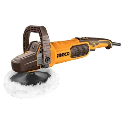 INGCO 1400 W 7 Inch (180 mm) Polisher Machine with Variable Speed, 600-3200 RPM Speed (AP140028)