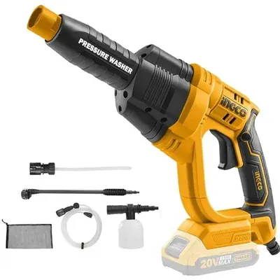 INGCO 2.2 LPM 20 V Lithium-Ion Cordless Pressure Washer Without Battery & Charger (CPWLI2008)