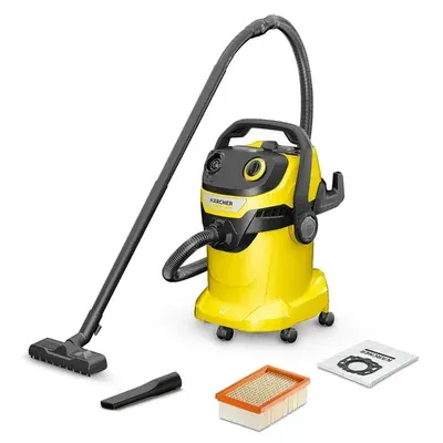 Karcher 25 Litre 1100 W WD 5 V Wet & Dry Vacuum Cleaner, 28 kPa Suction Power