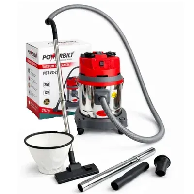 POWERBILT 25 L, 2000 W Wet & Dry Vacuum Cleaner With All Required Accessories (PBT-VC-25)