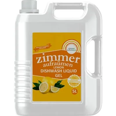 Zimmer 5 Litre Aufraumen Dishwash Liquid Gel (Fragrant-Lemon)