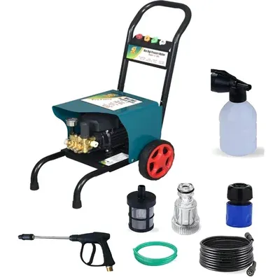 Lion 3 HP LI-1880 180 Bar Mini Trolley Type High Pressure Washer With All Accessories