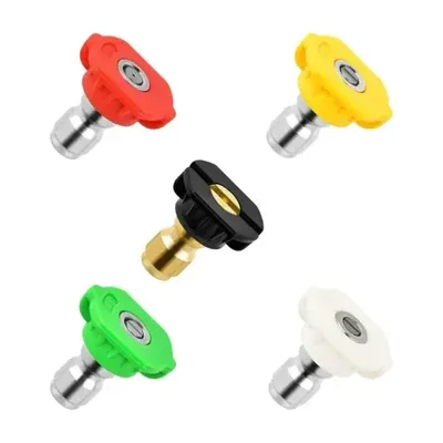 Lion (LI-4007) 1/4-Inch Quick Connect Universal Pressure Washer Nozzle Tips with 0°, 15°, 25°, 40°, 65° Degrees Nozzle