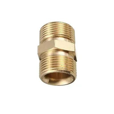 Shakti Technology M22 Male Brass Connector for Extension of Washer Hose Pipe (DP-24)(Pack-1 pc)