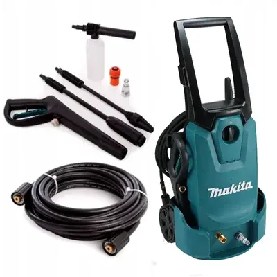 MAKITA 120 Bar, 1800 W Double Insulated Pressure Washer with All accessories (HW1200)