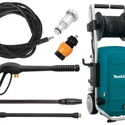 MAKITA 150 Bar, 2500 W, 500 L/Hr Car Washer With Accessories (HW151)