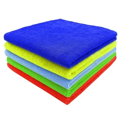 500 GSM Microfiber Duster For Dusting, Wiping And Cleaning (Pack-5 Pcs)