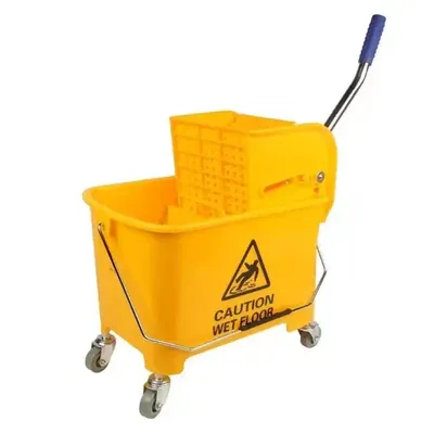 Heavy Duty Single Mop Wringer Trolley 20 L for Cleaning and Mopping