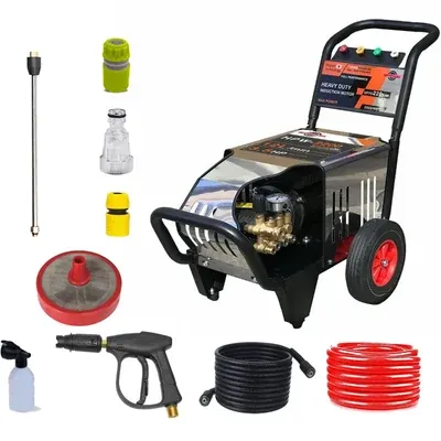 MITSUYAMA 3.5 HP Trolley Type 220 Bar High Pressure Washer With Copper Motor, 12 LPM Flow Rate (MY-HPW-2200)