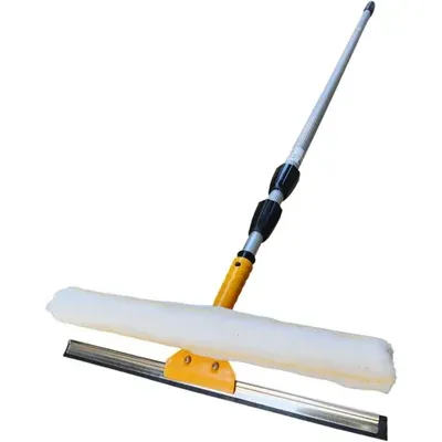 Solar Panels Cleaning Combo of Microfiber Duster with Squeezy Wiper & 6 m Telescopic Pole
