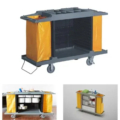Nilkamal Heavy Duty Multi-functional Service Trolley Cart, Hotel Service Cart