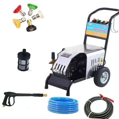 Neptune 2.5 HP, 155 Bar Trolley Type High Pressure Washer, 1Phase, Copper Motor, Including All Accessories (NPW-2100)