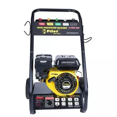 Pilot (PL-HWC-168F) 150 Bar Trolley Type Pressure Washer with 7 HP Motor, 10 LPM Flow Rate