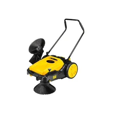 Polymak 50 L 980 mm 3km/h Manual Walk-Behind Industrial High-Capacity Floor Sweeping Machine PMFS50 L
