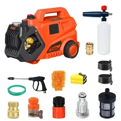 Shakti Technology 150 Bar High Pressure Car Washer With 3 HP Copper Winding Motor, 10 LPM Flow Rate (S9 Pro)