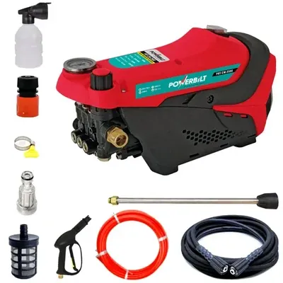 POWERBILT 180 Bar, 2500 W, 720 L/h Max. Flow Pressure Washer With Accessories (PBT-CW-2500)