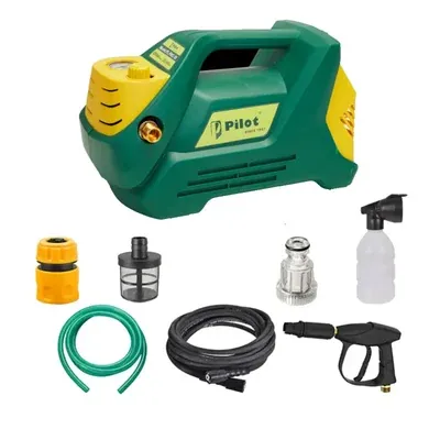 Pilot (PL-PWC-10) 150 Bar, 2800 W Motor, High Pressure Washer for Car, Bike & Home Cleaning, 10 LPM Flow, With Accessories
