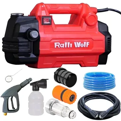 Ralli Wolf 1600 W 6 Months Warranty 130 Bar Industrial High Pressure Washer, 480 LPH, With All Accessories (RHP-130)